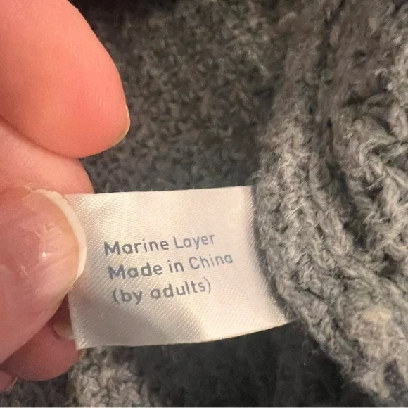 Marine Layer Light Gray Women's Sweater - Picture 11 of 11